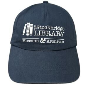 Hit 5 Panel Blue One Size Stockbridge Library Museum Archives Strapback Hat